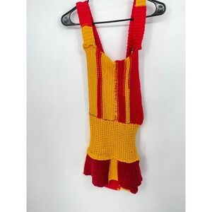 Vibrant Crochet sleeveless sweater‎